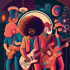 Obraz premium rock concert poster