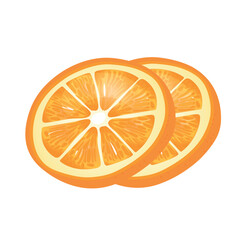 Fototapeta na wymiar Tasty ripe cut orange on white background