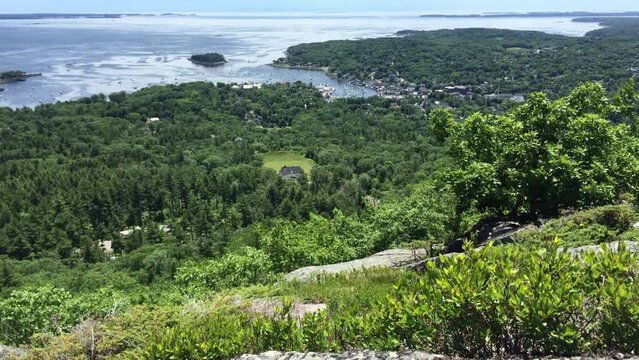 Mountain View Overlooking Coastline