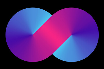 gradient shape geometric wallpaper liquid technology colors abstract