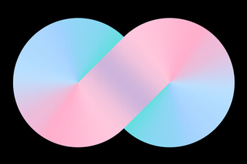 gradient shape geometric wallpaper liquid technology colors abstract