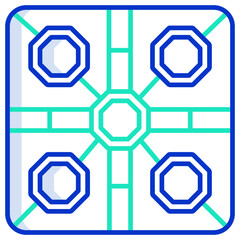 Fototapeta premium Tiles and Mosaic icon