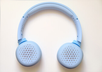 headphones on white background