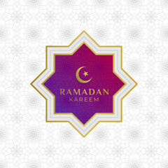 Ramadan Kareem Greeting Card Design for Social Media