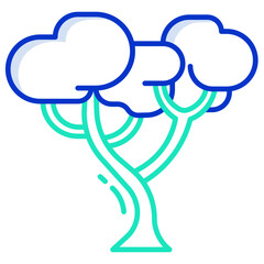Obraz premium ash tree icon