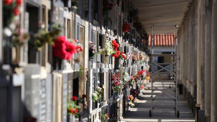 Día de todos los Santos, Cementerio de Ciriego, Santander, Cantabria, España