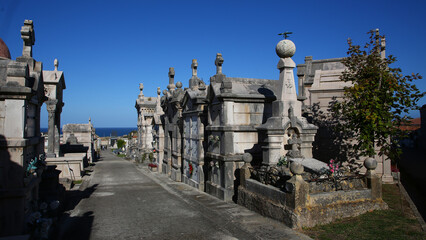 Obraz premium Día de todos los Santos, Cementerio de Ciriego, Santander, Cantabria, España