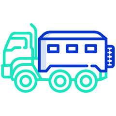 Fototapeta premium Military vehicle icon