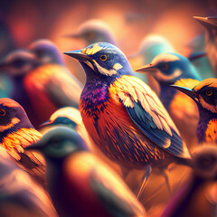Colorful Birdds