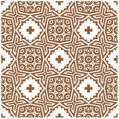 Abstraction art. Seamless vector background with repeat pattern.Oriental style damask floral tile modern lux fabric design textile swatch ladies dress, man shirt all over print block.