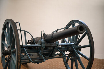 old cannon armored antique security vehicle warrior world shooting offensive arm crime defend...