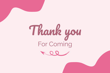 Thank you banner. Can be used for business, marketing and advertising. Vector EPS 10. Isolated on white background
