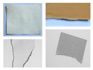 pieces of torn paper texture background