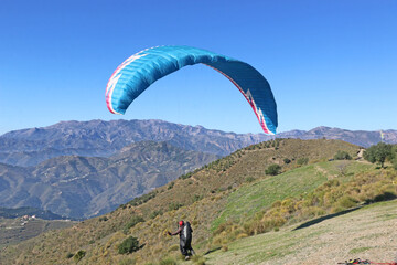 Paragliding from Itrabo in Andalucia, Spain	