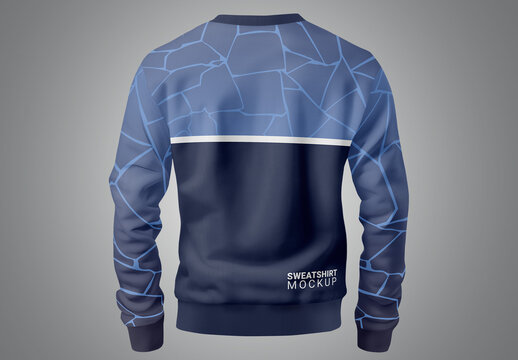 Sweatshirt Mockup - Back View