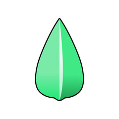 The best green flower buds icon, vector illustration in trendy flat 3d design style. Editable graphic resources for many purposes.