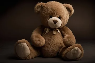Fotobehang Brown teddy bear © hassani