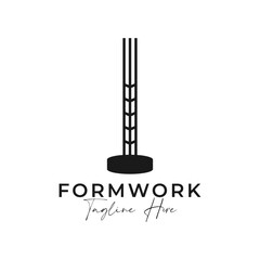 building formwork vector illustration logo
