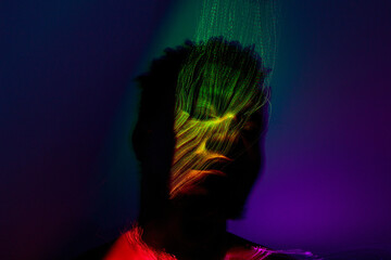 Creative Portrait, Light Painting Photography