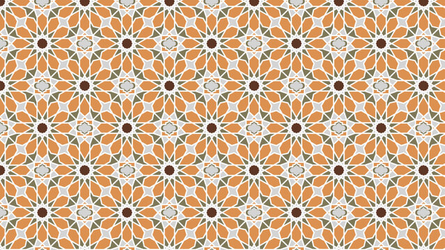 islamic textile pattern, moroccan pattern, ramadan pattern geometri seamless pattern