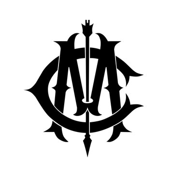 Simple letter MC logo