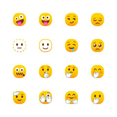 Rounded Emoji Icons Set4