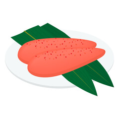 辛子明太子のイラスト