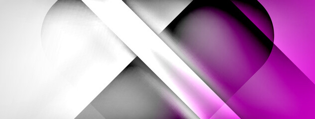 Fototapeta premium Shadow lines vector techno banner and light effects. Techno Illustration For Wallpaper, Banner, Background, Card, Book Illustration, landing page