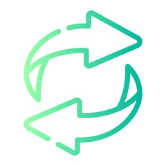exchange gradient icon