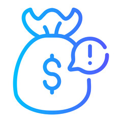 attention gradient icon