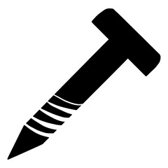 screw outline, Hand drawn outline illustration, Construction and Craftsmanship Tool Element