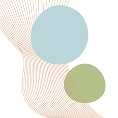 Modern trendy minimal ZEN artwork