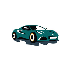 luxury car icon illustration design color vector element