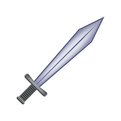 Sword icon on white.