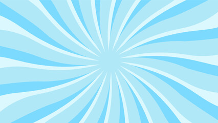 abstract blue sunburst pattern background for modern graphic design element. shining ray cartoon with colorful for website banner wallpaper and poster card decoration