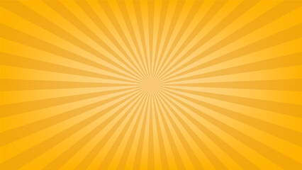 abstract orange sunburst pattern background for modern graphic design element. shining ray cartoon with colorful for website banner wallpaper and poster card decoration