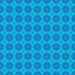 Seamless pattern created by many lines and geometric objects