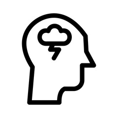 brainstorm icon or logo isolated sign symbol vector illustration - high quality black style vector icons
