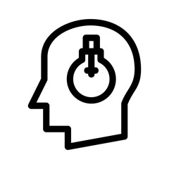 brainstorm icon or logo isolated sign symbol vector illustration - high quality black style vector icons
