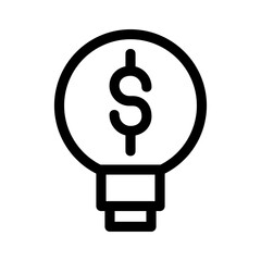 business ideas icon or logo isolated sign symbol vector illustration - high quality black style vector icons
