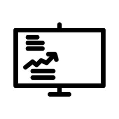 business plan icon or logo isolated sign symbol vector illustration - high quality black style vector icons
