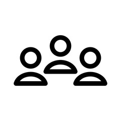 business team icon or logo isolated sign symbol vector illustration - high quality black style vector icons
