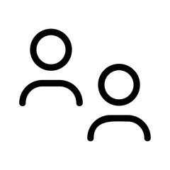 business team icon or logo isolated sign symbol vector illustration - high quality black style vector icons
