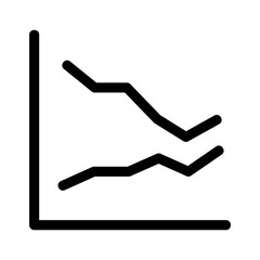 chart icon or logo isolated sign symbol vector illustration - high quality black style vector icons
