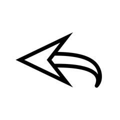 arrow to the left icon