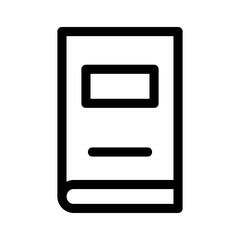 closed book icon or logo isolated sign symbol vector illustration - high quality black style vector icons

