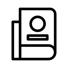 closed book icon or logo isolated sign symbol vector illustration - high quality black style vector icons
