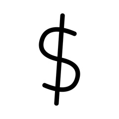 dollar icon or logo isolated sign symbol vector illustration - high quality black style vector icons
