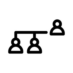 hierarchy icon or logo isolated sign symbol vector illustration - high quality black style vector icons
