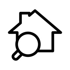 home search icon or logo isolated sign symbol vector illustration - high quality black style vector icons
